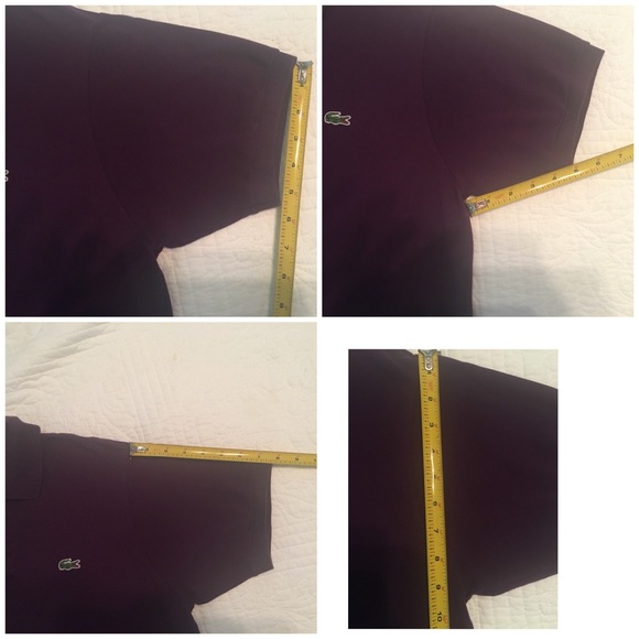 Men’s Grape LaCoste Polo. Size 4 (Medium) - Picture 8 of 8